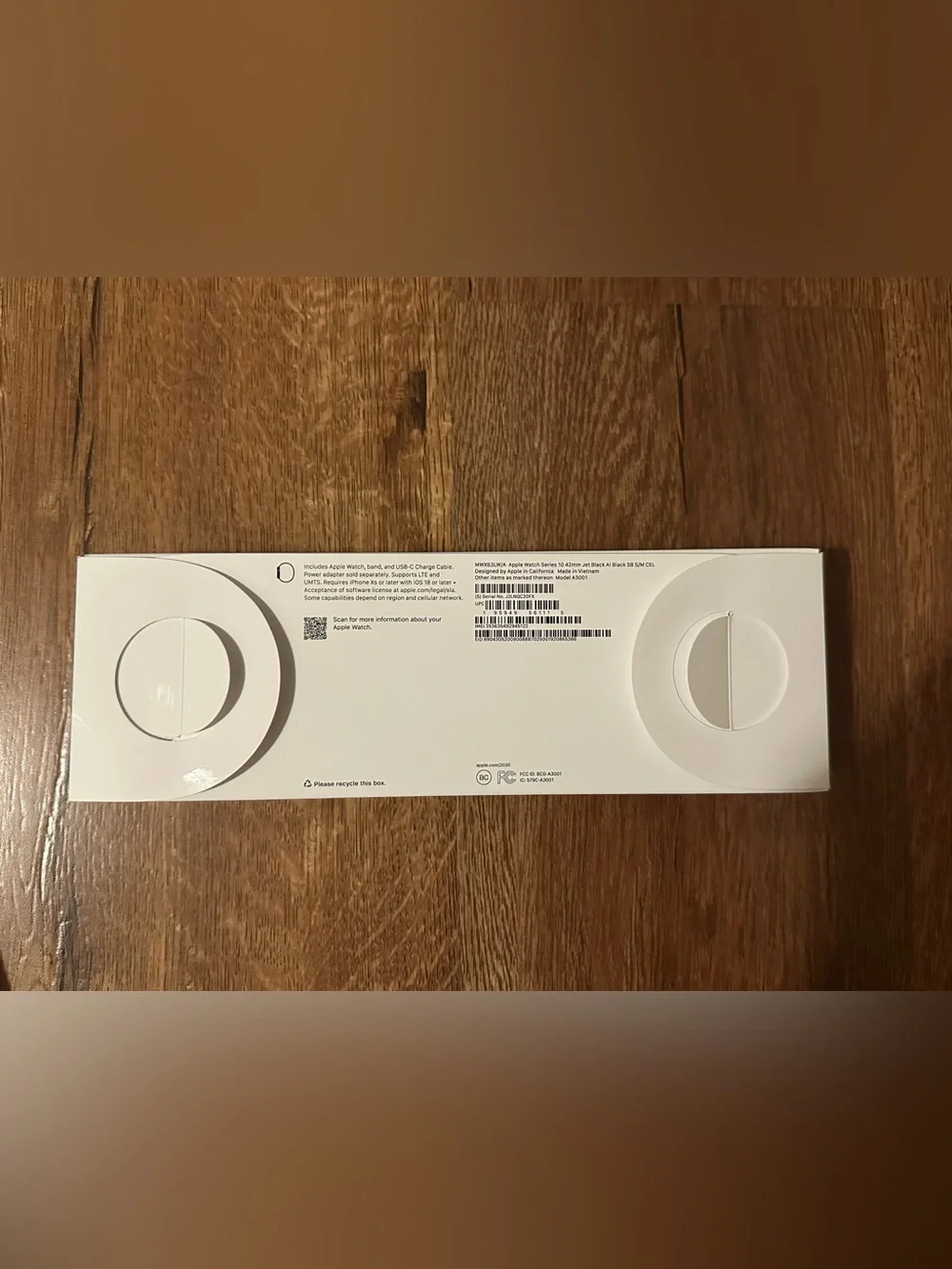 GENUINE APPLE WATCH EMPTY BOX SERIES 10 42mm